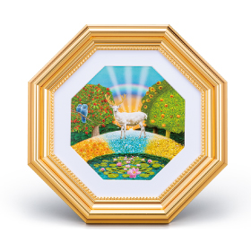 玄関用風水画 幸福の使い